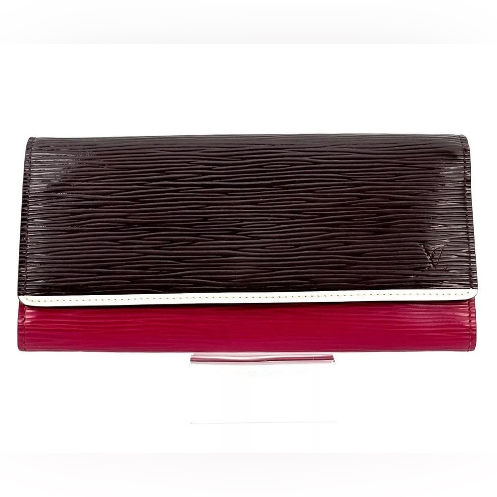 Louis Vuitton Limited Edition Epi Leather Flore Long Wallet
